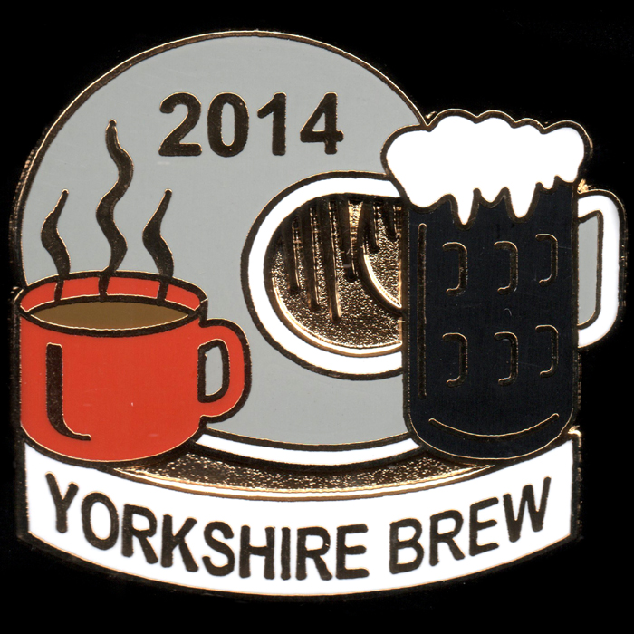Yorkshire Brew Rally Pin badge