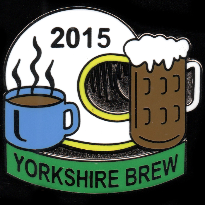 Yorkshire Brew Rally Pin badge
