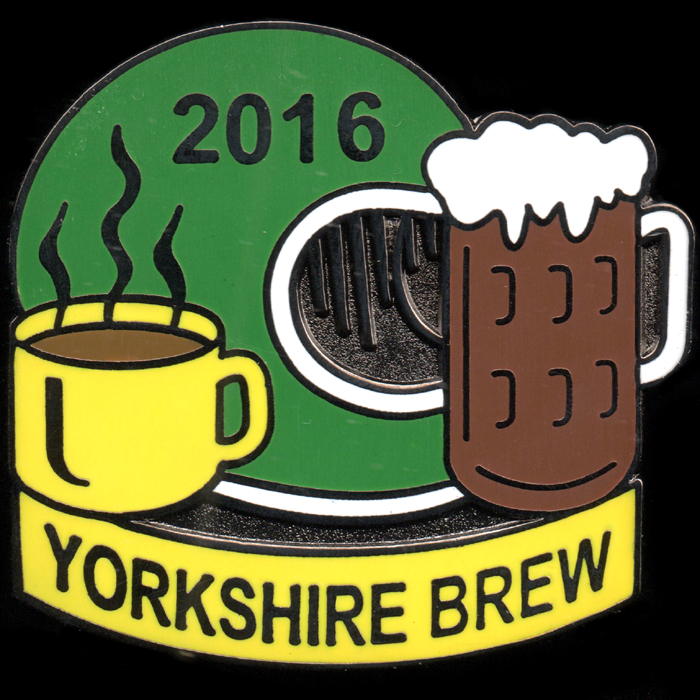 Yorkshire Brew Rally Pin badge