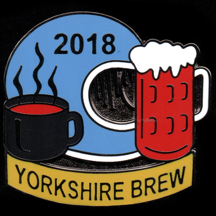 Yorkshire Brew Rally Pin badge