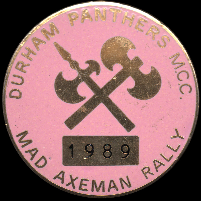 Mad Axeman Rally Pin Badge