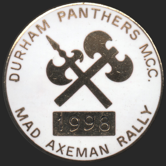 Mad Axeman Rally Pin Badge