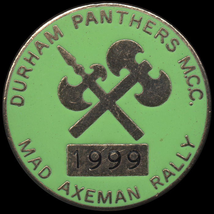 Red Rooster Rally pin badge