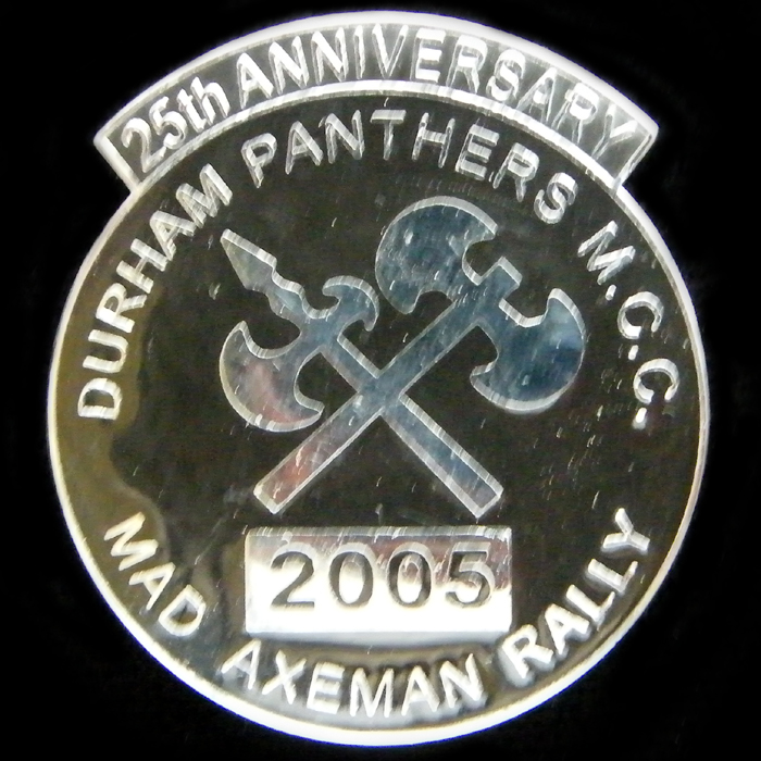 Spread Em & Park it Rally pin badge