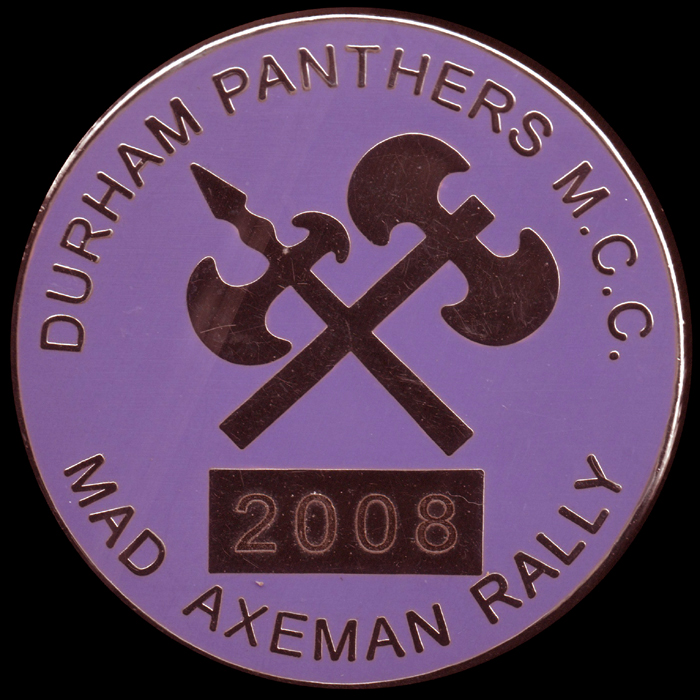 Spread Em & Park it Rally pin badge