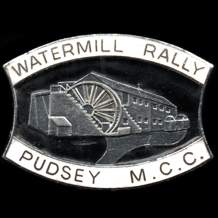Watermill Rally pin badge