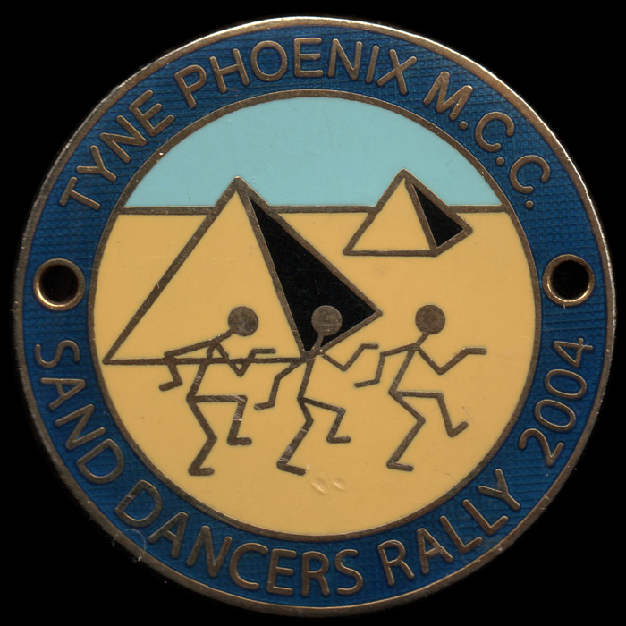 Sand Dancers Rally pin badge