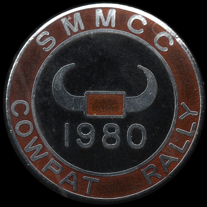 Cowpat Rally pin badge