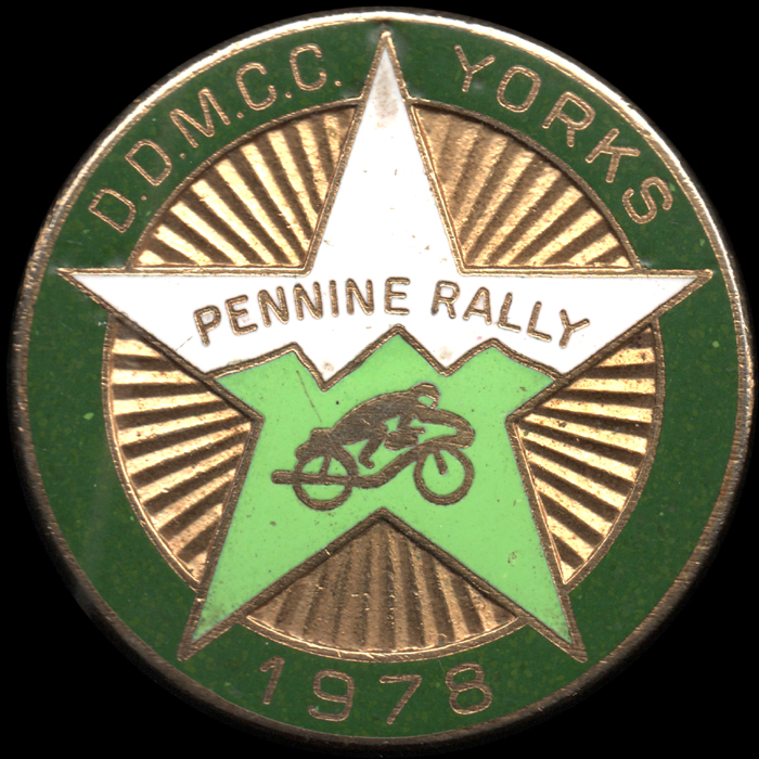 Pennine Rally pin badge