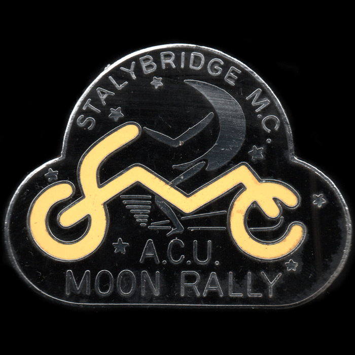 Flying Snake Rally pin badge