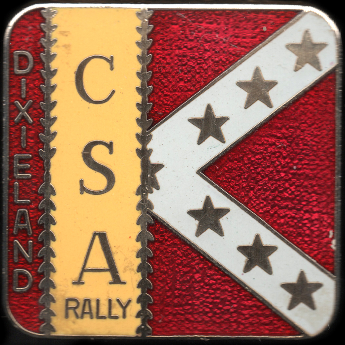 Dixieland Rally pin badge