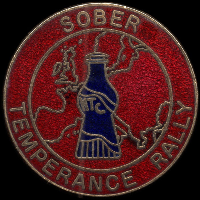 Bucking Billy Rally pin badge