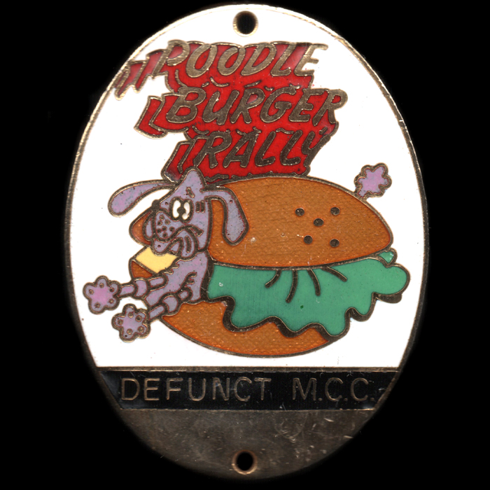 Stag Rally pin badge