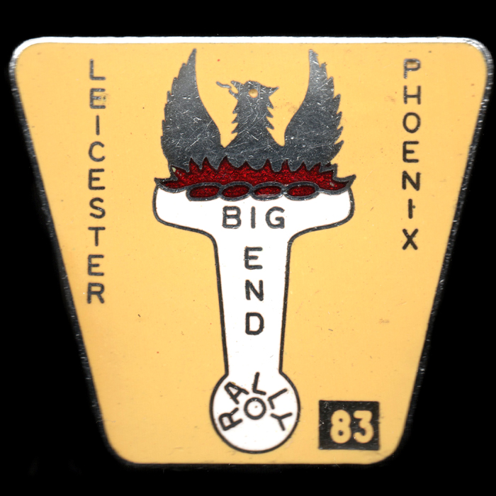 Big End Rally pin badge