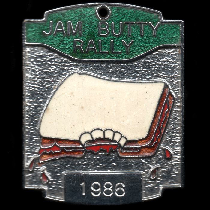 G.P.O. Rally Lapel badge