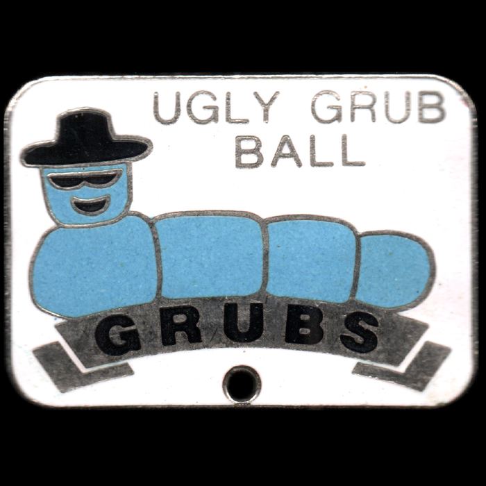 Ugly Grub Ball Rally pin badge