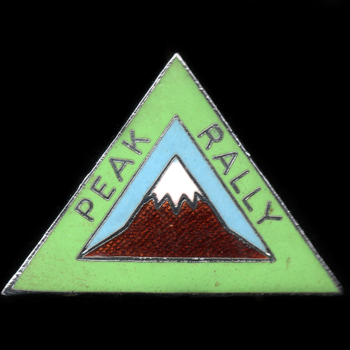Mancunian Rally pin badge