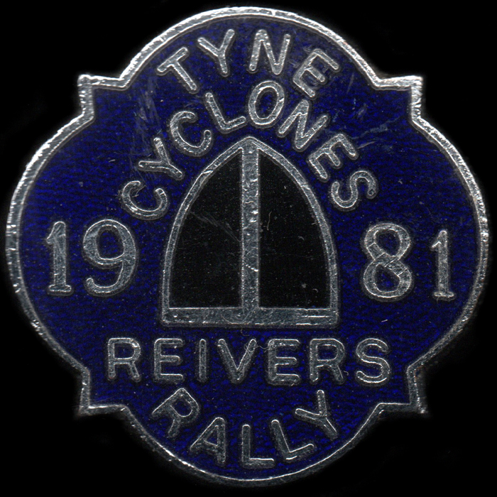 George to the Dragon Rally pin badge