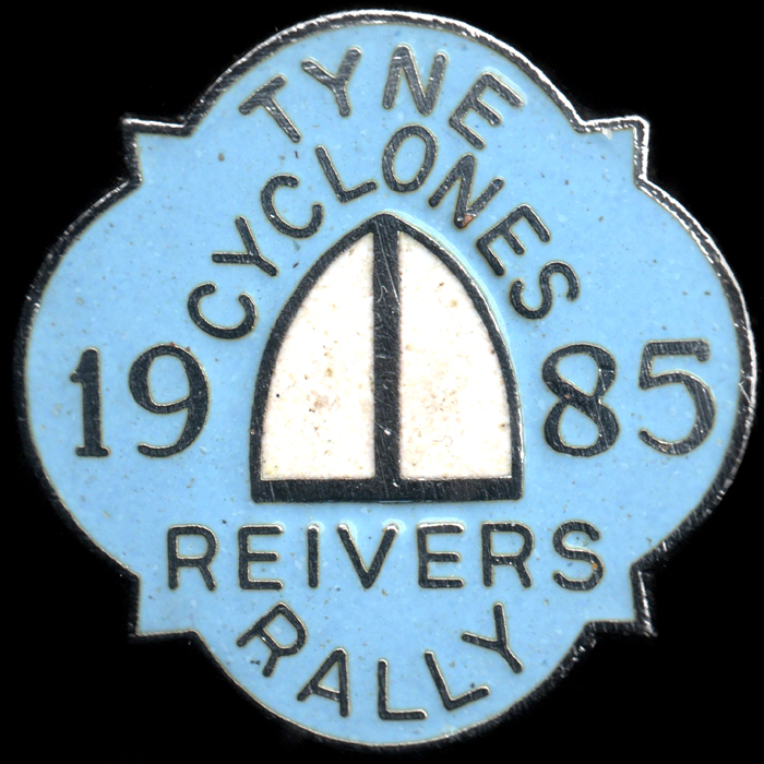 Fly in the Eye Rally pin badge