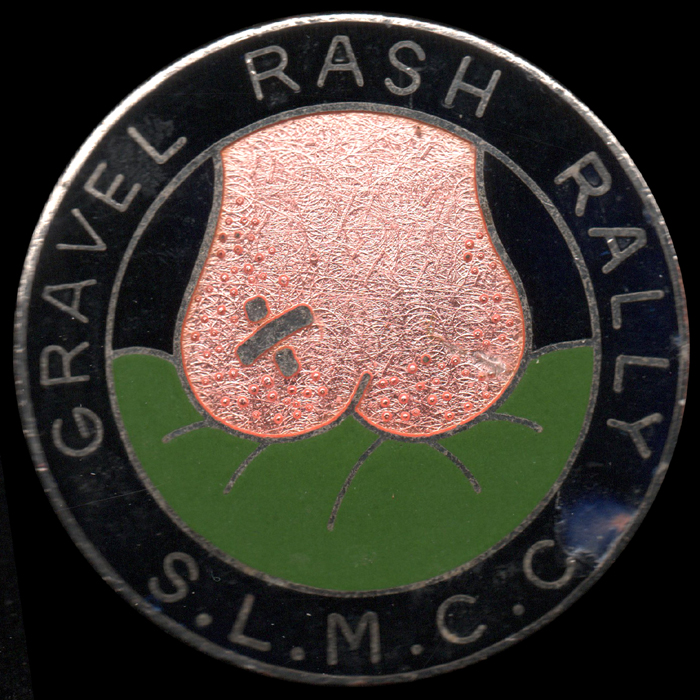 Gravel Rash Rally pin badge