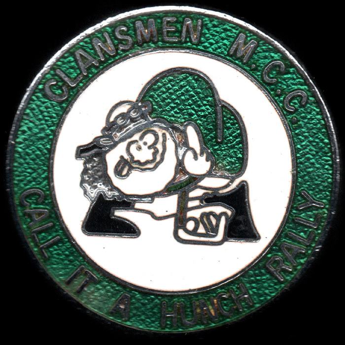 Call it a Hunch Rally pin badge