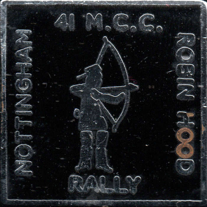 Robin Hood Rally pin badge