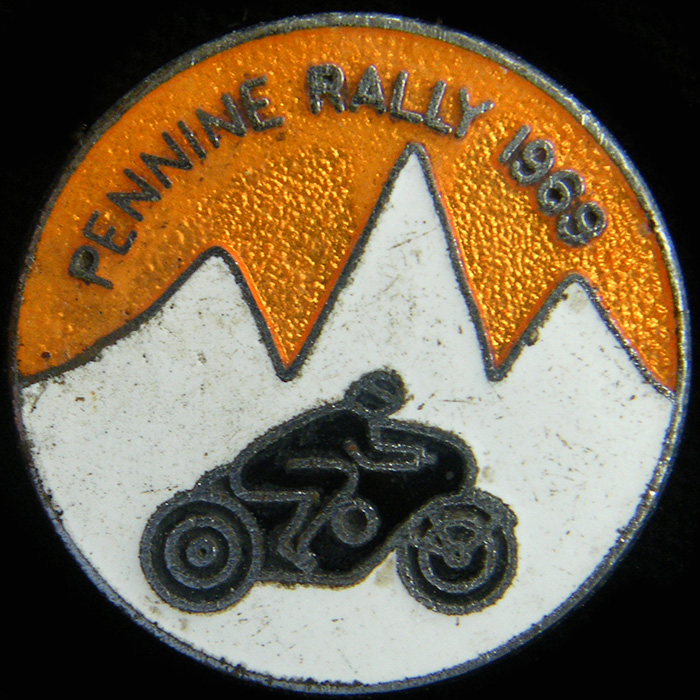 Pennine Rally pin badge