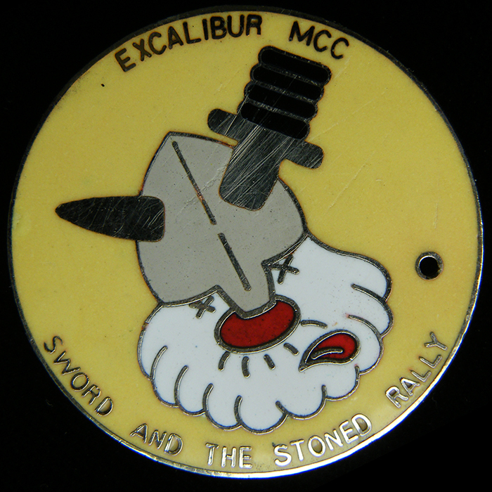 Sword and the Stoned Rally pin badge