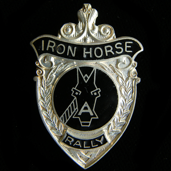 Iron Horse Rally pin badge