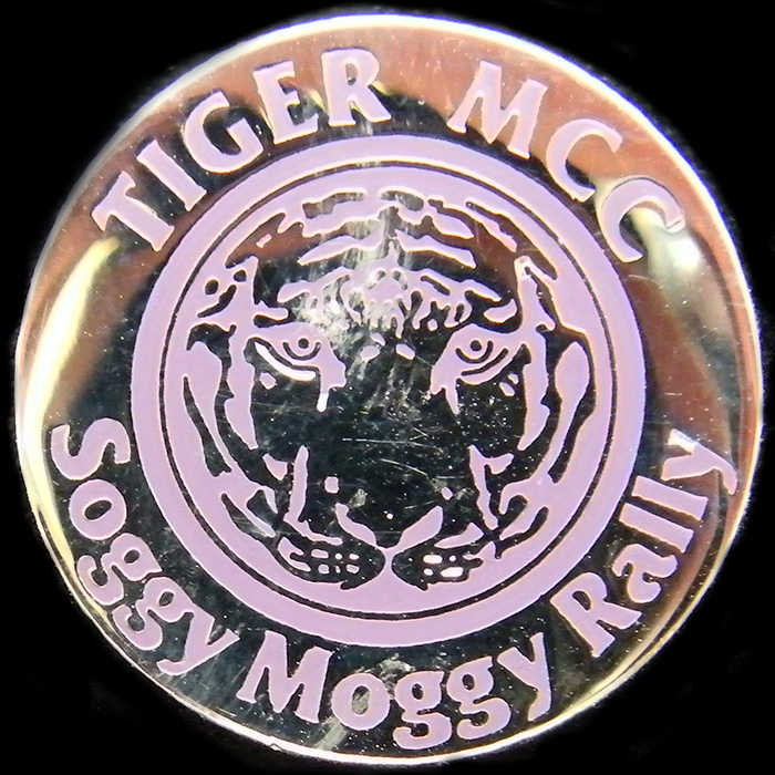 Soggy Moggy Rally pin badge