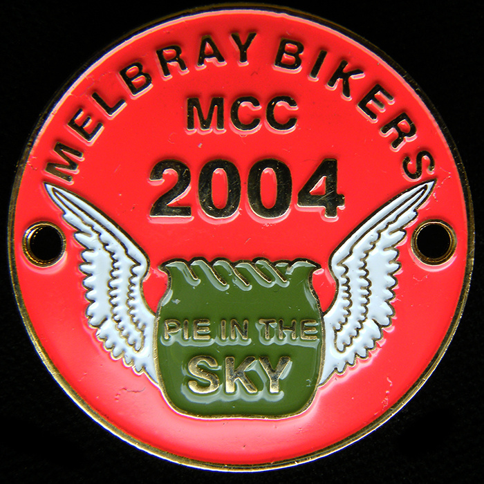 Pie in the Sky pin badge