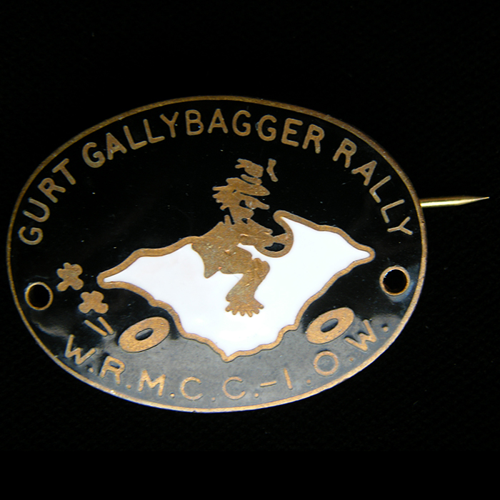 Gurt Gallybagger Rally pin badge