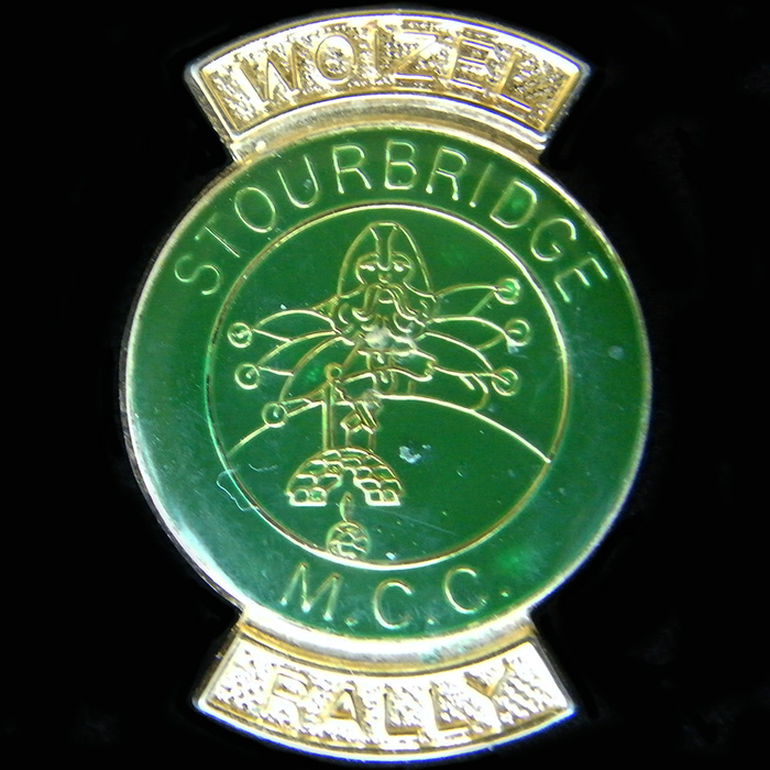 Woizel Rally pin badge (Stourbridge)