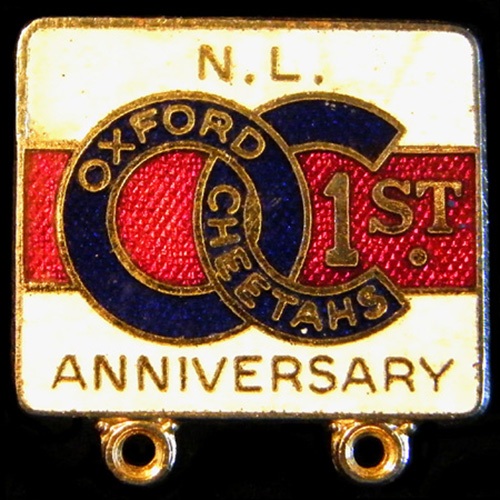 Oxford Speedway pin badge