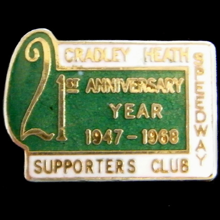 Cradley Heath Speedway pin badge