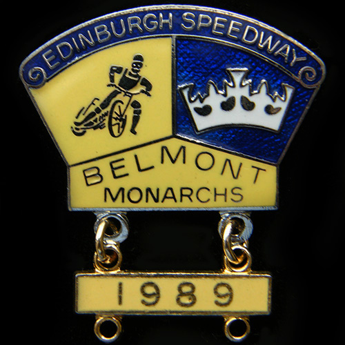 Edinburgh Speedway lapel badge