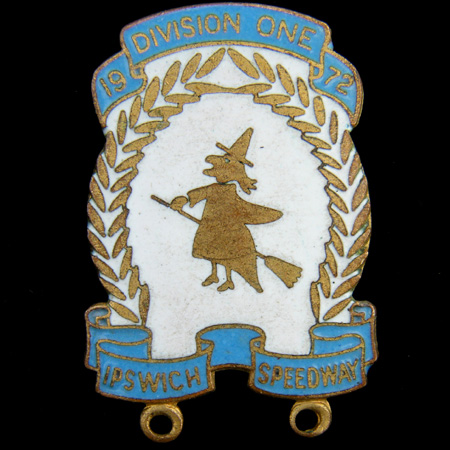 Ipswich Speedway pin badge