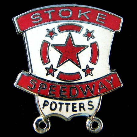 Stoke Speedway pin badge