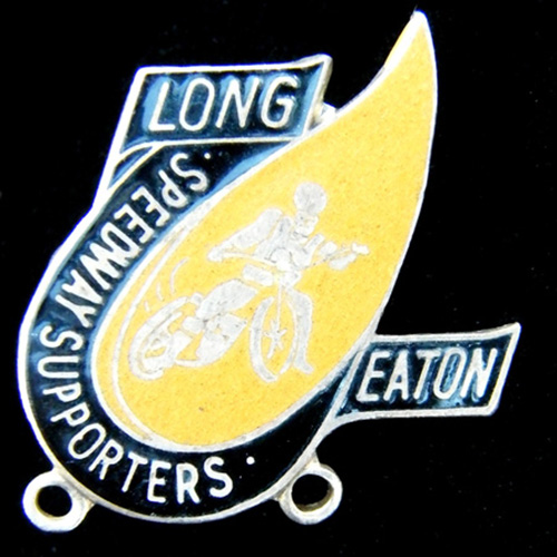 Long Eaton Speedway Supporters pin badge