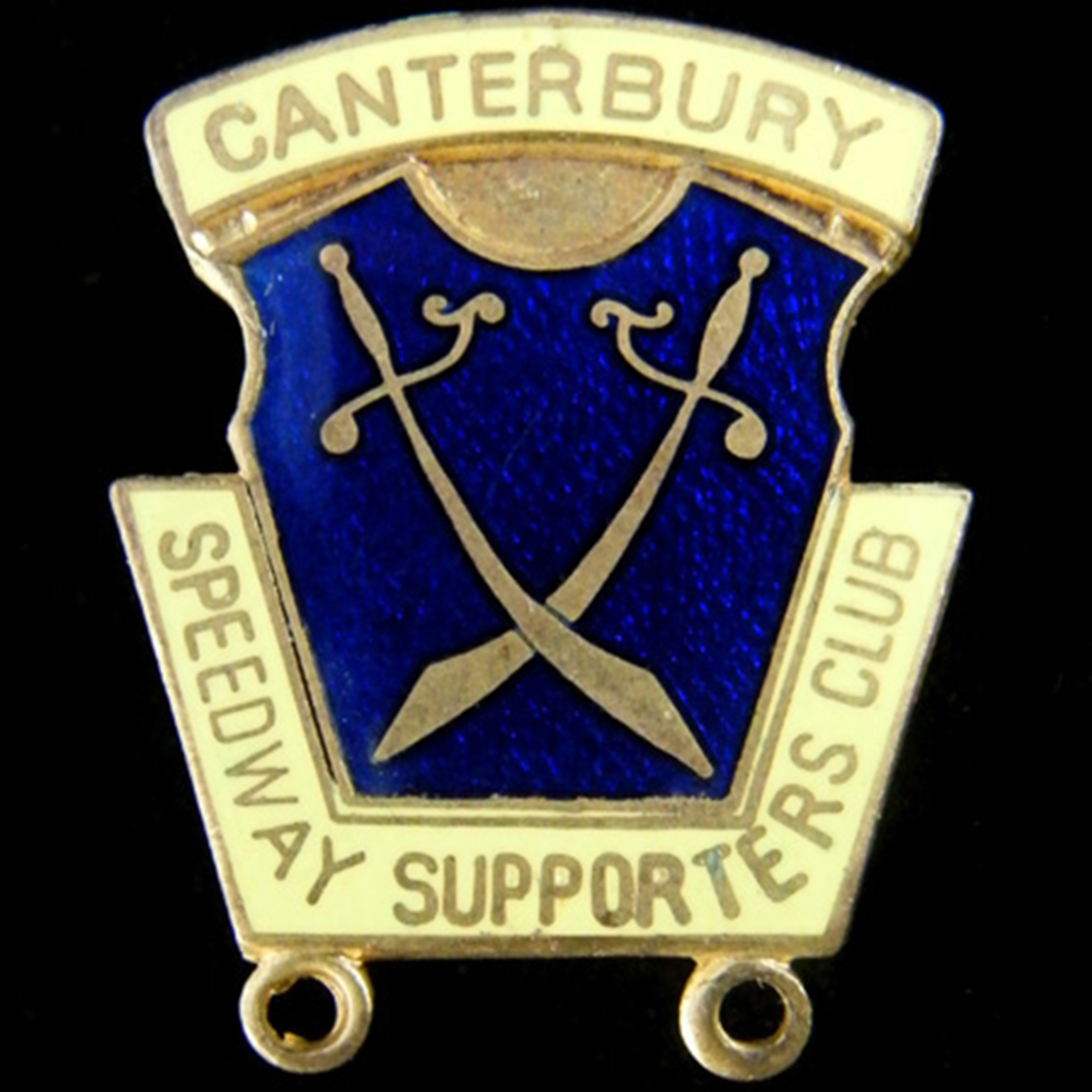 Canterbury Speedway Supporters pin badge