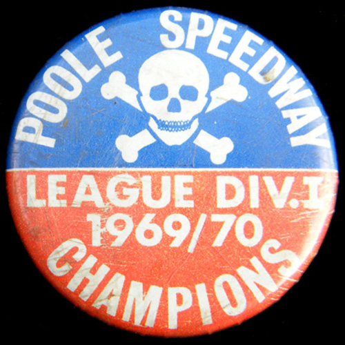 Poole Speedway button badge