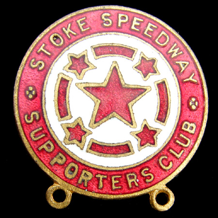 Stoke Speedway pin badge