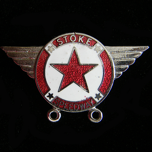 Stoke Speedway pin badge