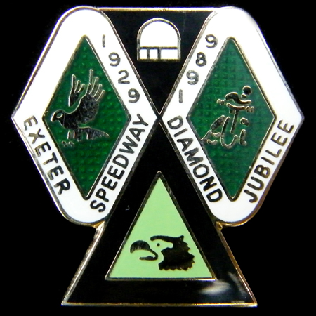 Exeter Speedway Lapel Badge