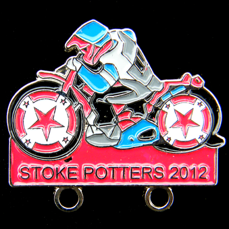 Stoke Speedway pin badge