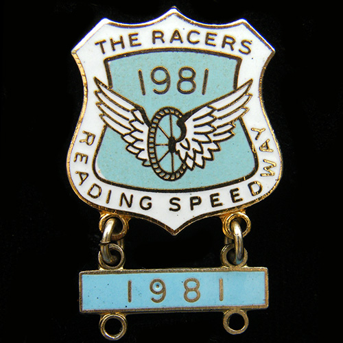Reading Speedway pin badge