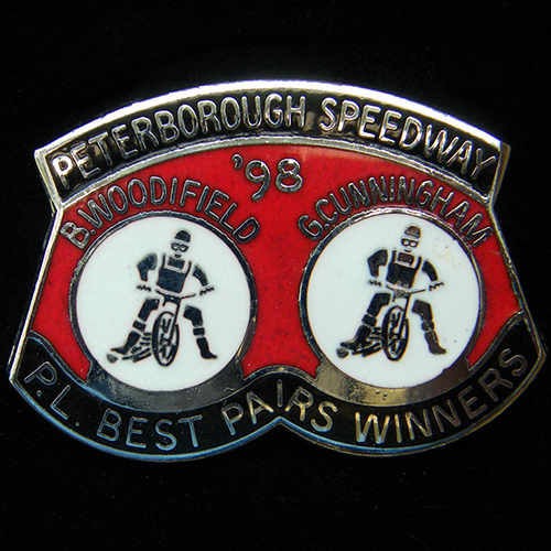 Peterborough Speedway Pin Badge
