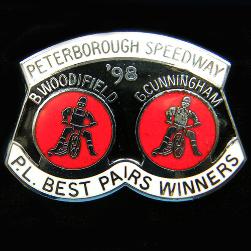 Peterborough Speedway Pin Badge