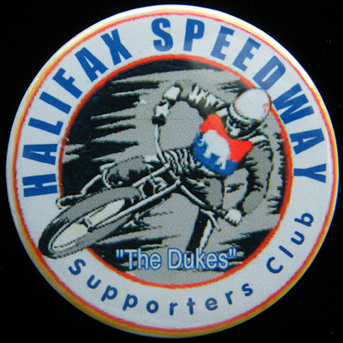 Halifax Speedway Supporters Button Badge