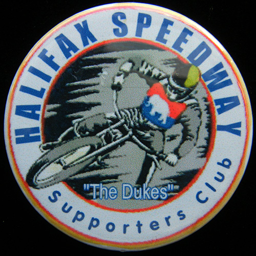 Halifax Speedway Supporters Button Badge